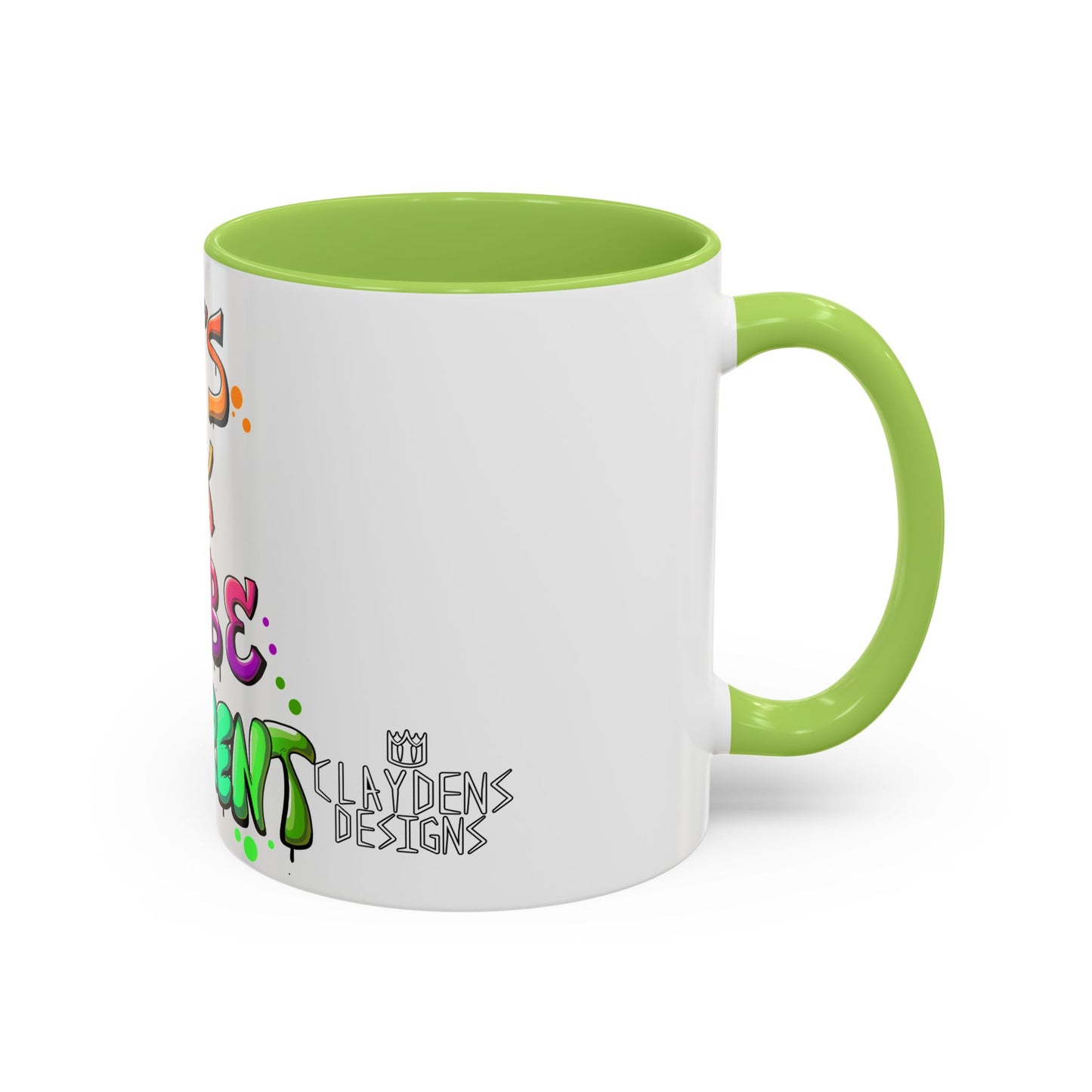 Accent Coffee Mug-Doodle It's OK