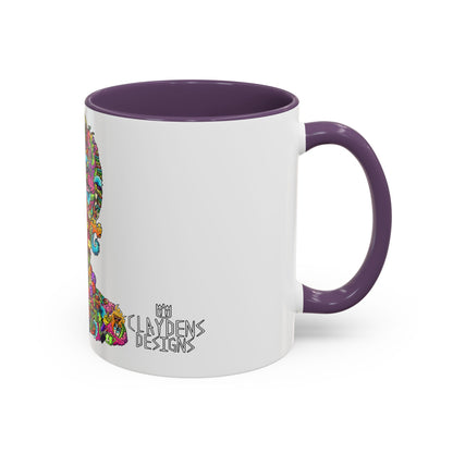 Accent Coffee Mug-Doodle Girl