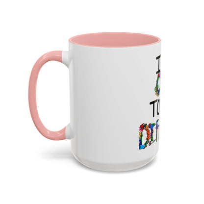 Accent Coffee Mug-Doodle It's OK to be Different