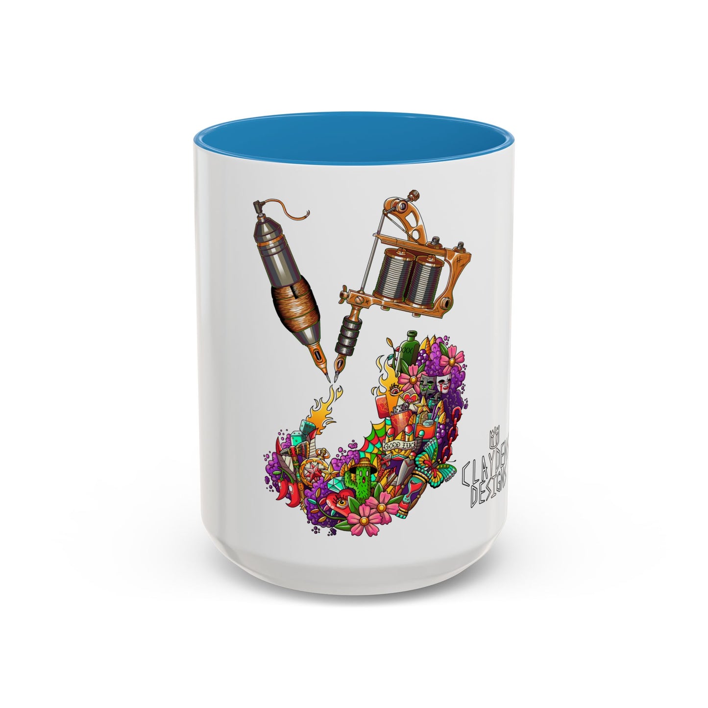Accent Coffee Mug-Doodle Tattoo