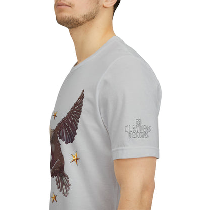 Unisex Jersey Short Sleeve Tee- Eagle