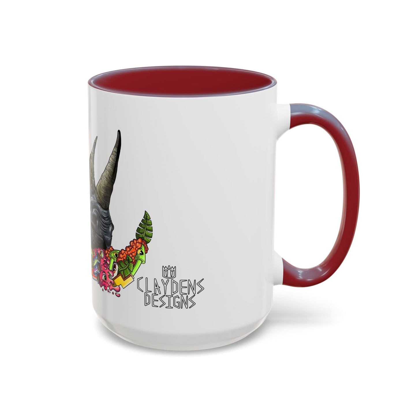 Accent Coffee Mug-Doodle Rhino