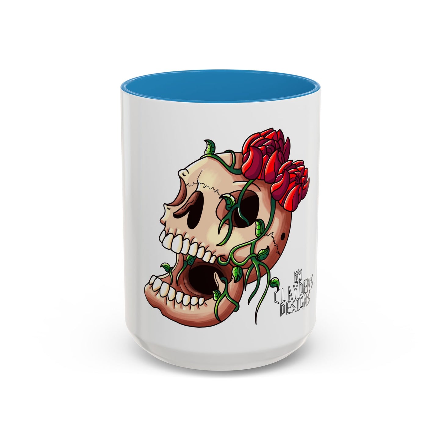 Accent Coffee Mug-Skull design