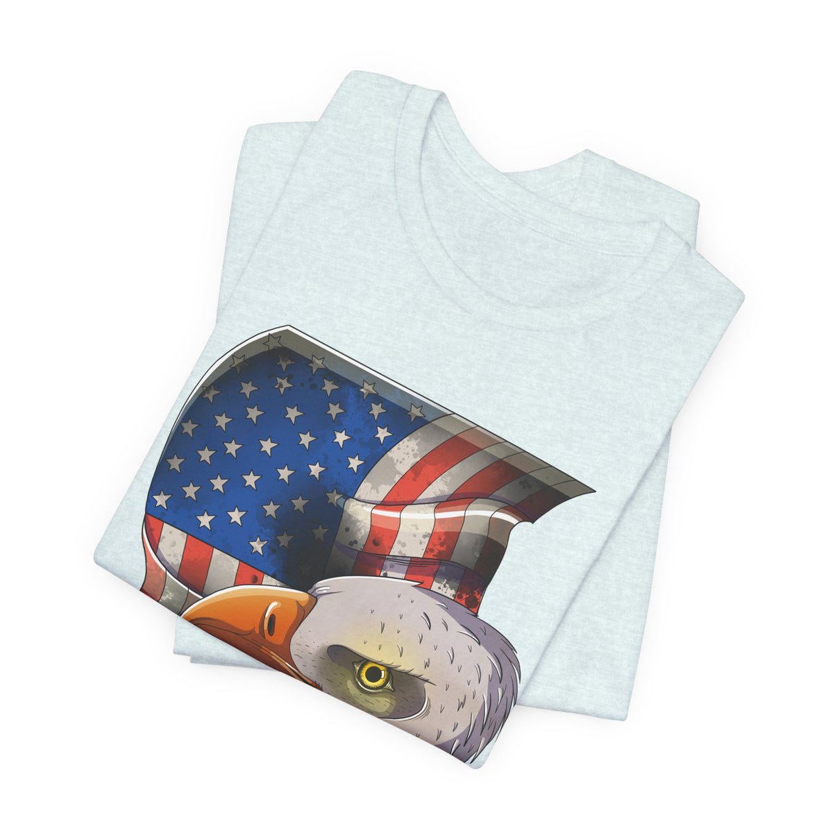 Bella+Canvas Unisex Jersey Short Sleeve Tee with print on sleeve