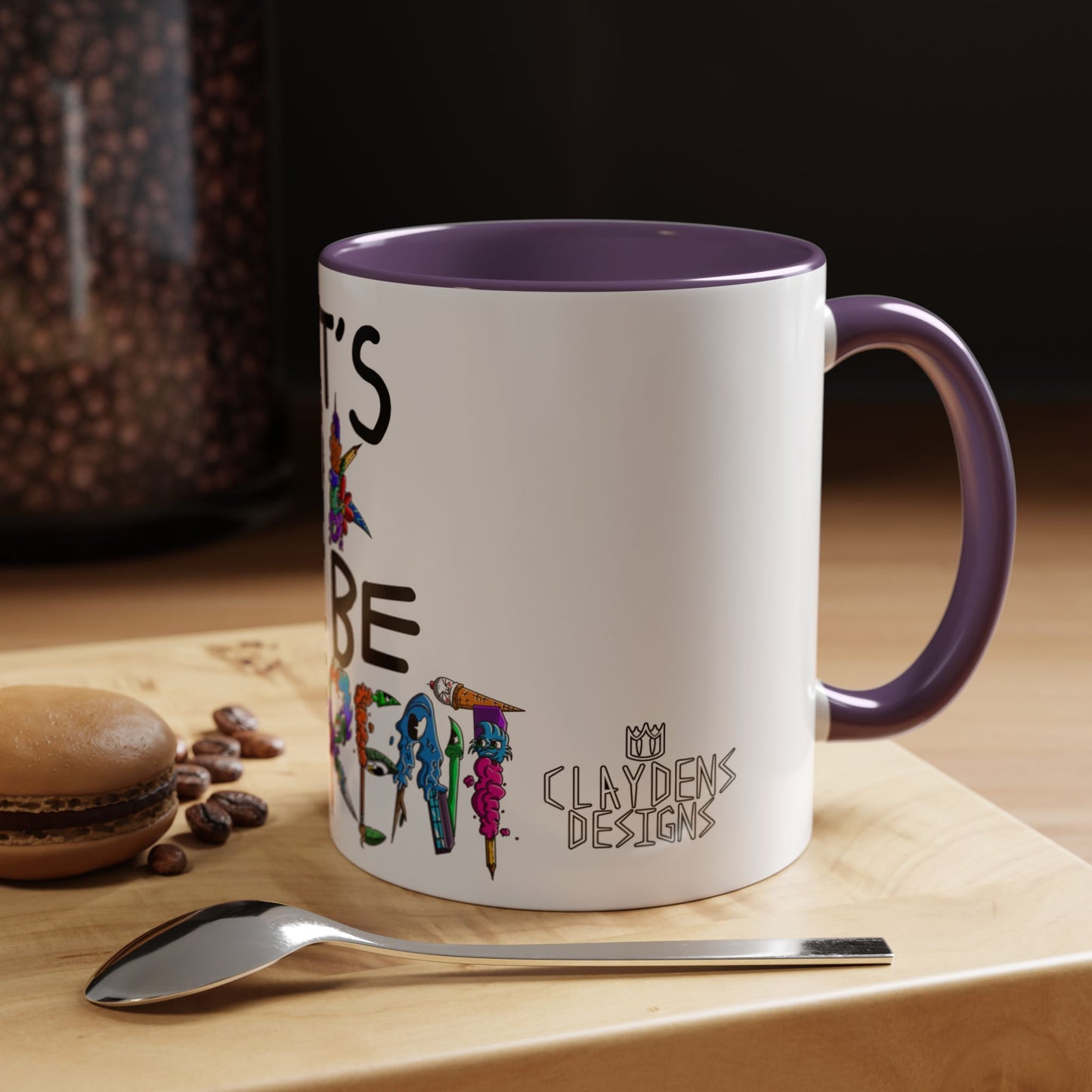 Accent Coffee Mug-Doodle It's OK to be Different
