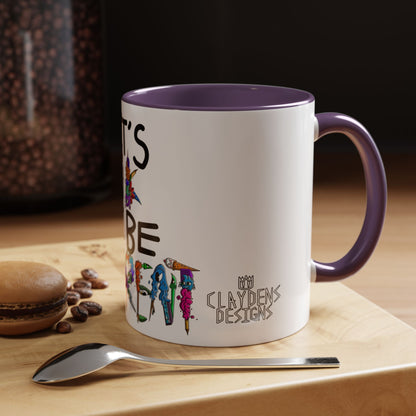 Accent Coffee Mug-Doodle It's OK to be Different
