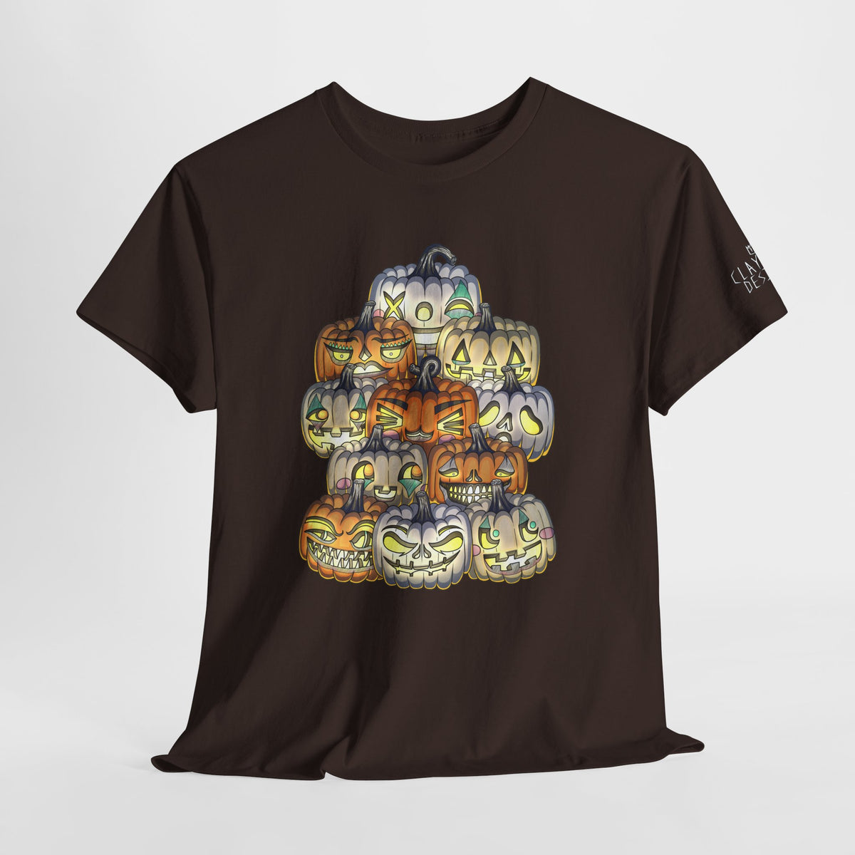 Halloween Pumpkin Unisex Heavy Cotton Tee