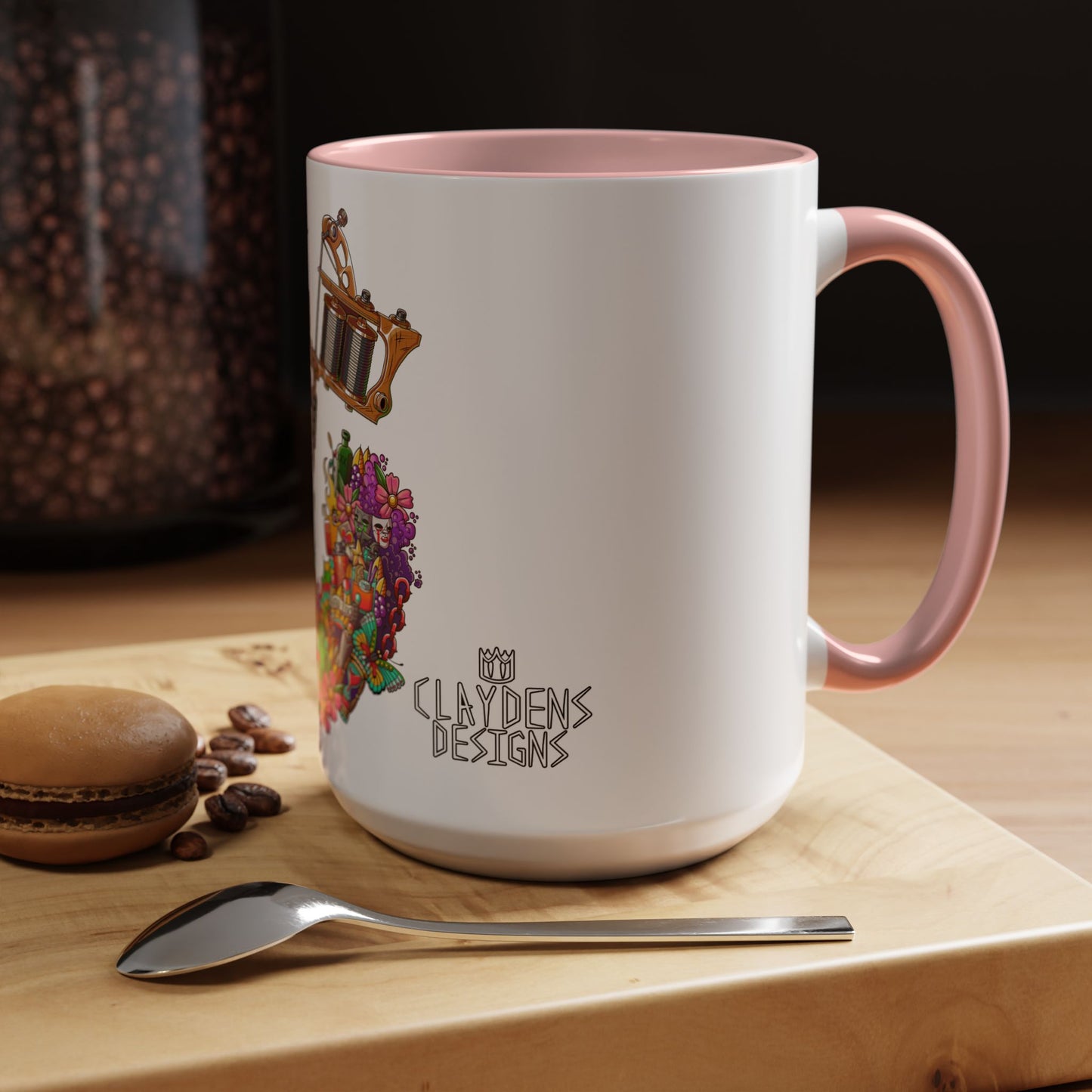 Accent Coffee Mug-Doodle Tattoo