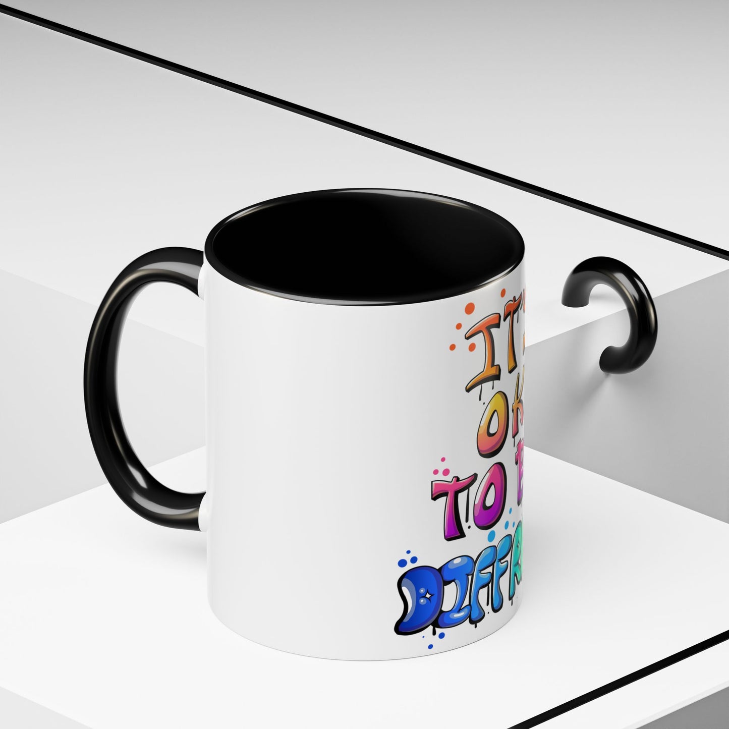 Accent Coffee Mug-Doodle It's OK