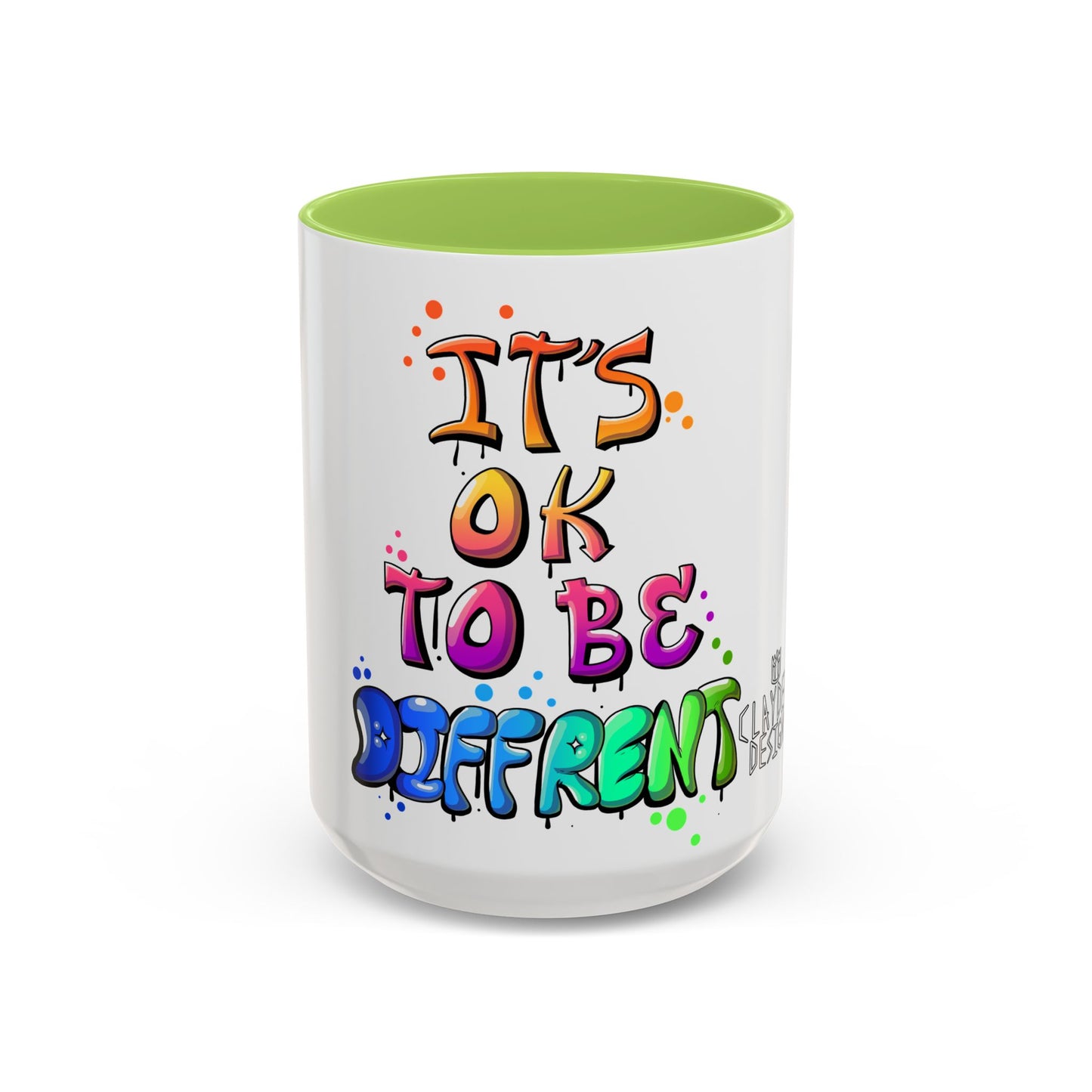 Accent Coffee Mug-Doodle It's OK