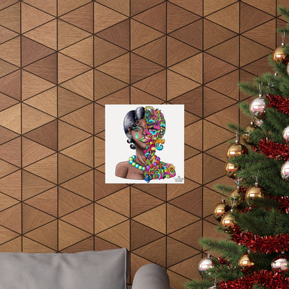 Doodle Girl Poster
