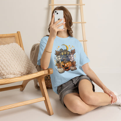 Adult Halloween Pumpkin Unisex Heavy Cotton Tee