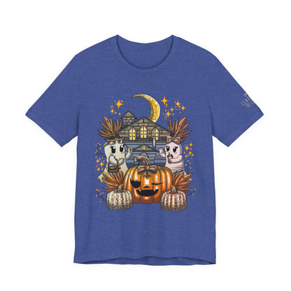 Halloween Pumpkin Unisex Jersey Short Sleeve Tee