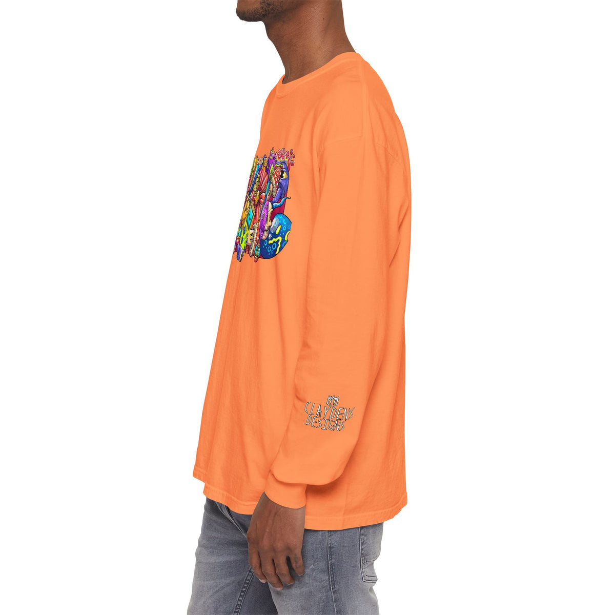 Unisex Garment-dyed Long Sleeve T-Shirt
