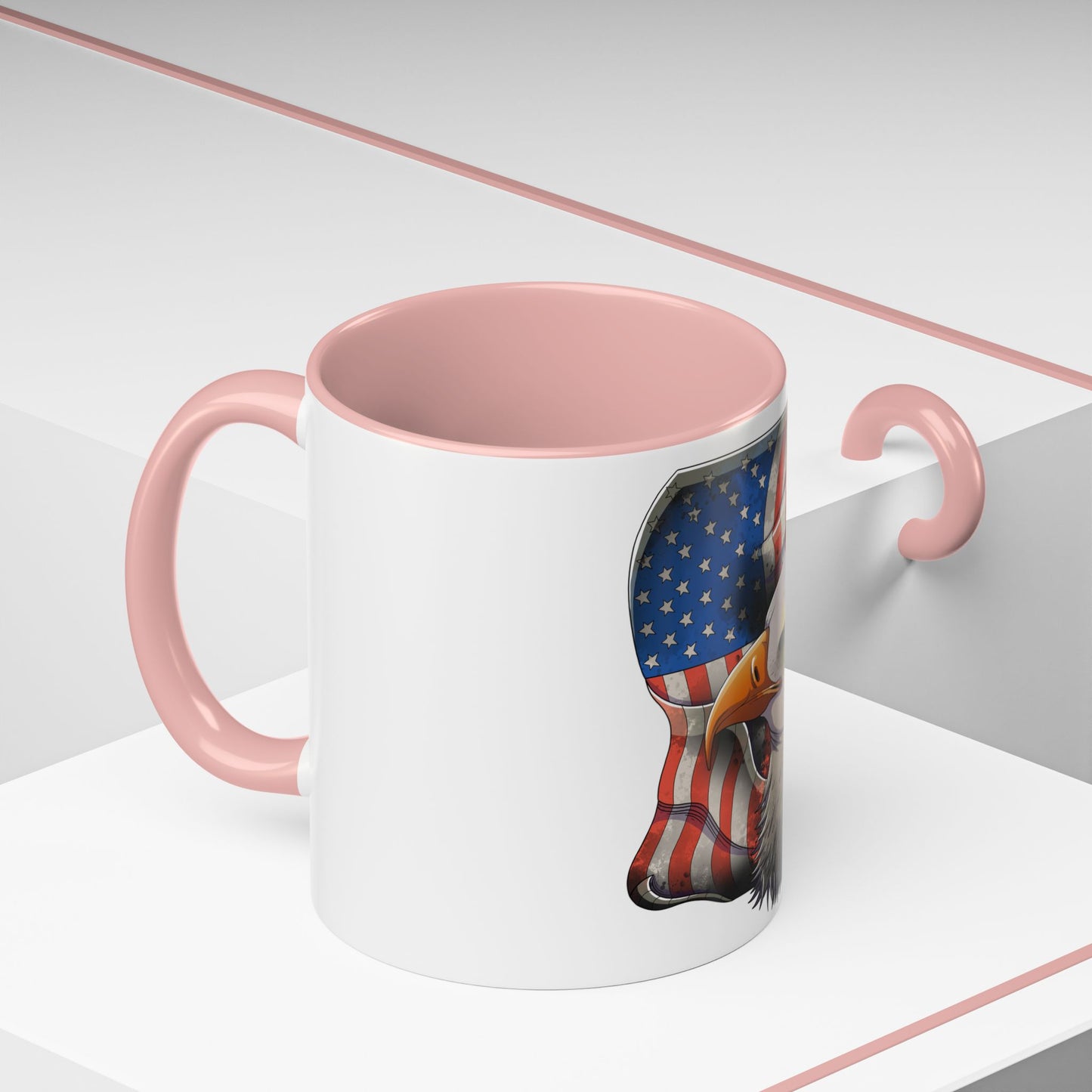 Accent Coffee Mug-American Flag