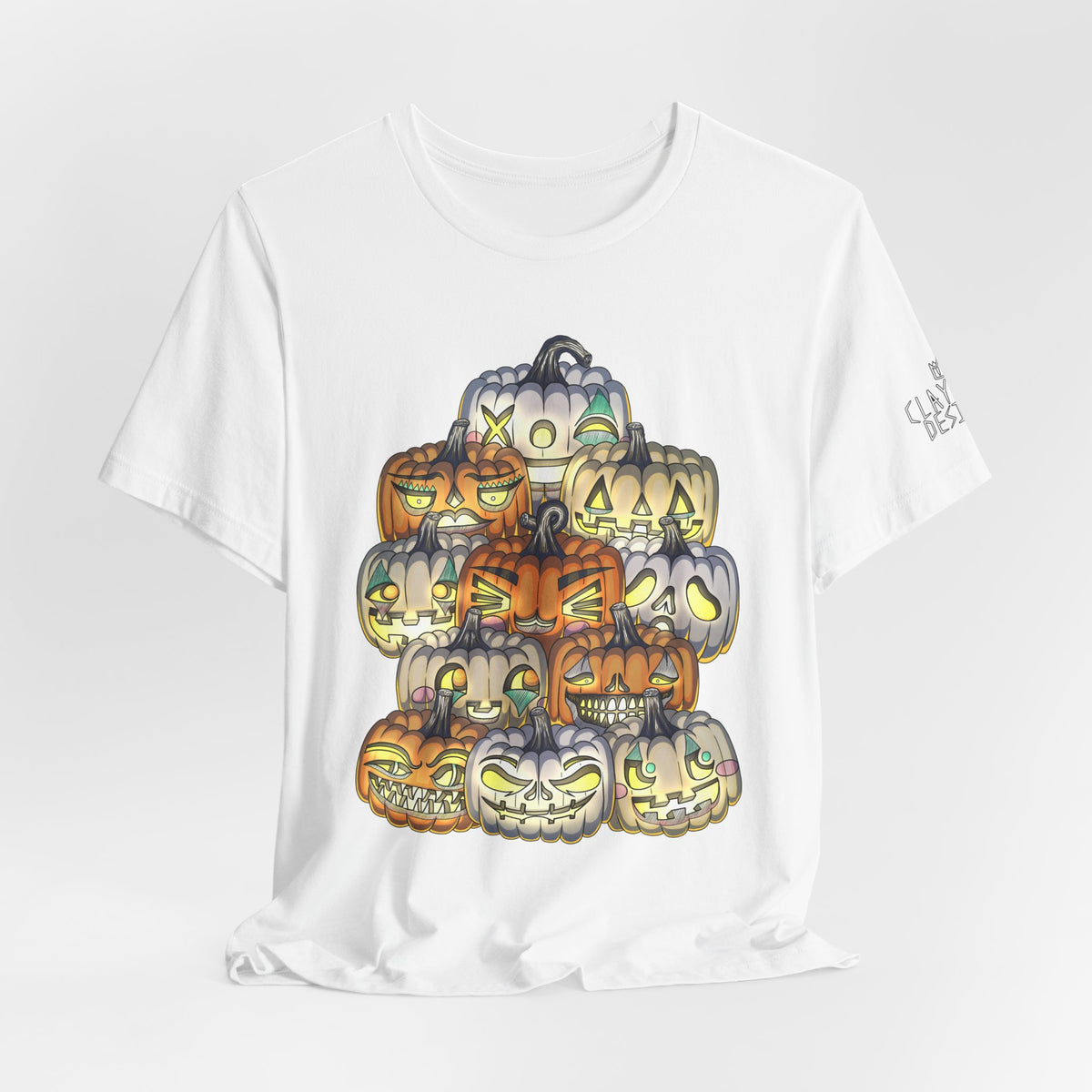 Halloween Pumpkin Unisex Jersey Short Sleeve Tee