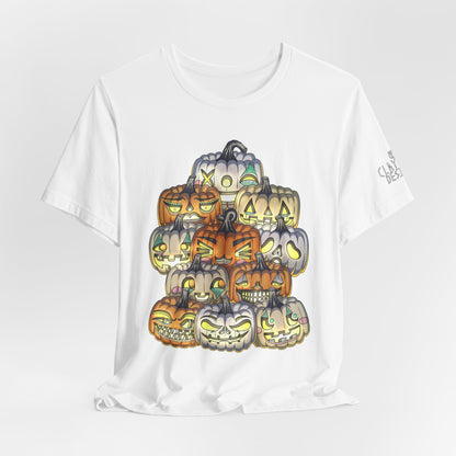 Halloween Pumpkin Unisex Jersey Short Sleeve Tee