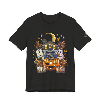 Halloween Pumpkin Unisex Jersey Short Sleeve Tee