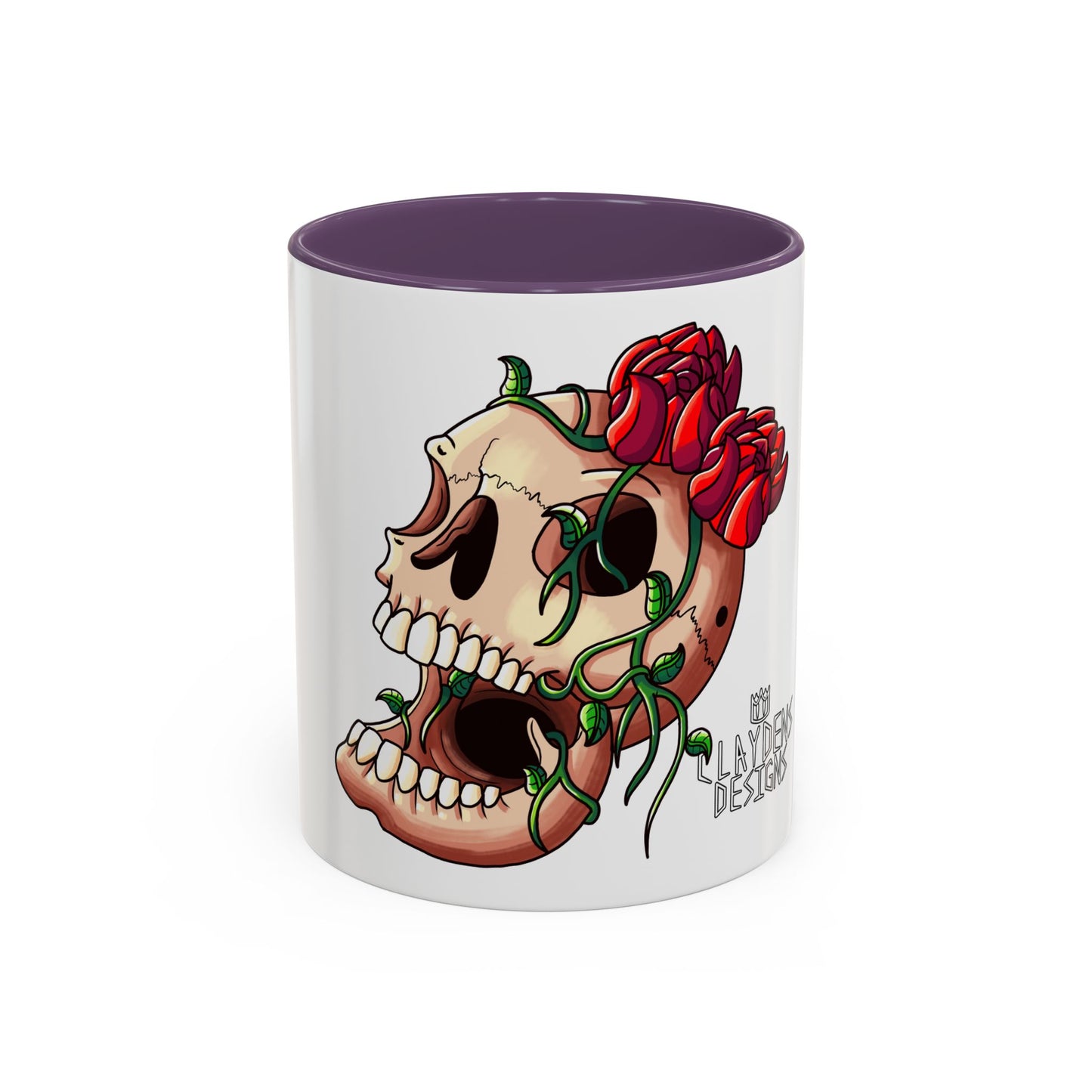 Accent Coffee Mug-Skull design