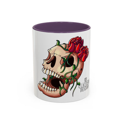 Accent Coffee Mug-Skull design