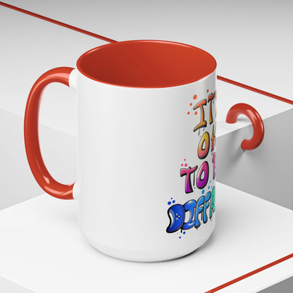 Accent Coffee Mug-Doodle It's OK