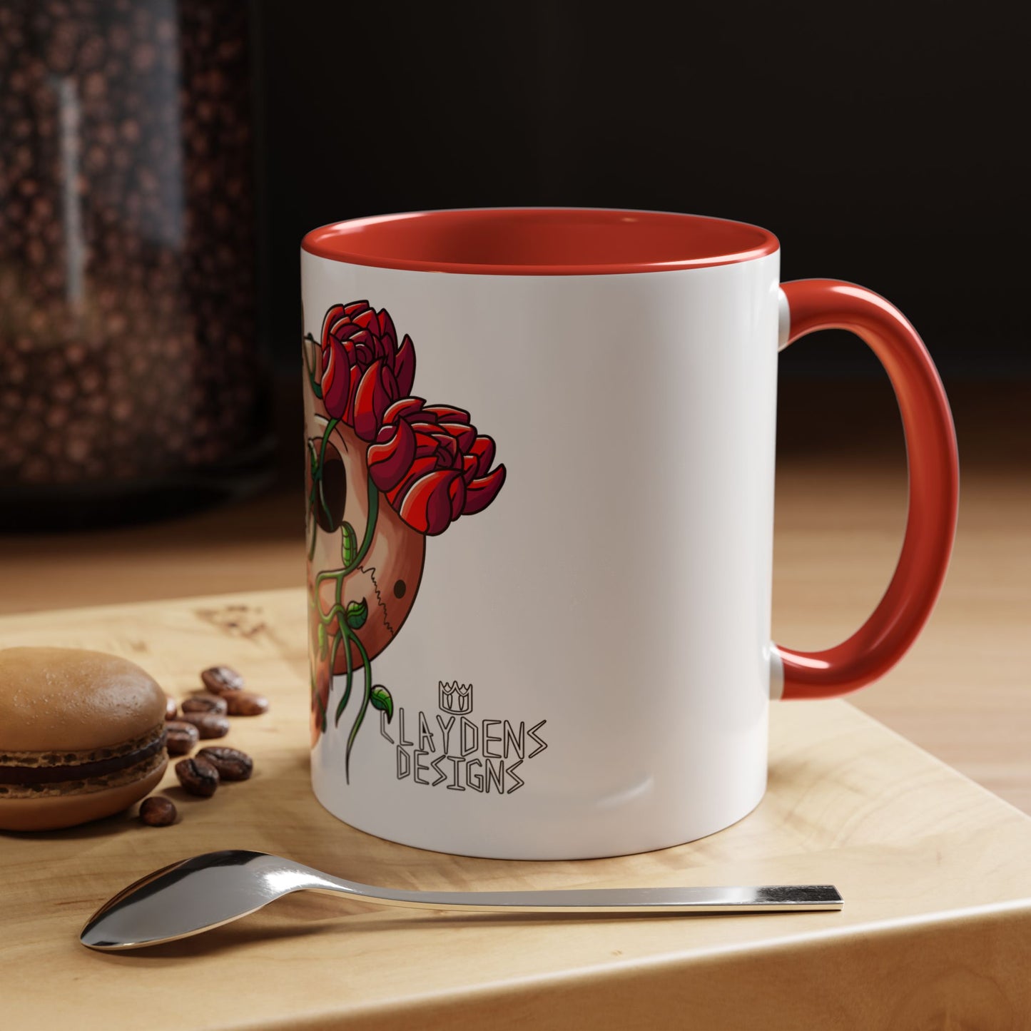 Accent Coffee Mug-Skull design