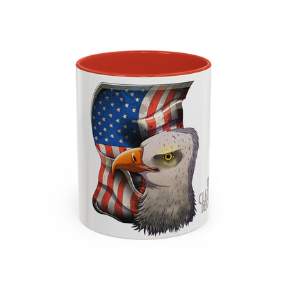 Accent Coffee Mug-American Flag