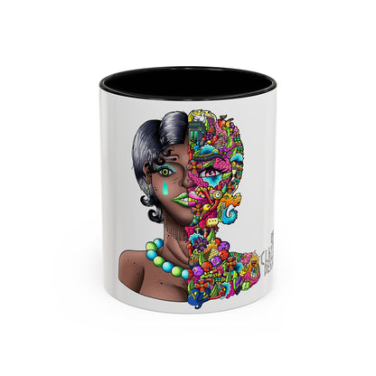 Accent Coffee Mug-Doodle Girl