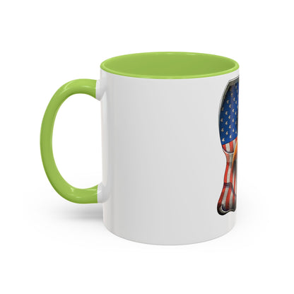 Accent Coffee Mug-American Flag