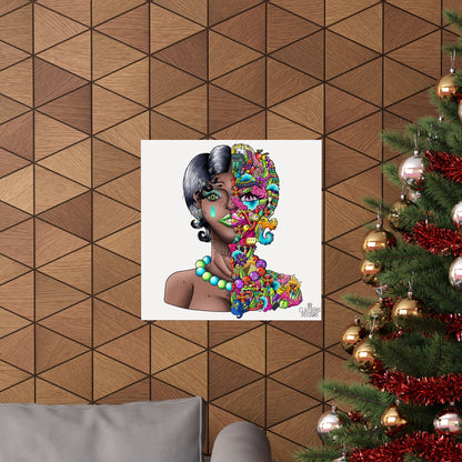 Doodle Girl Poster