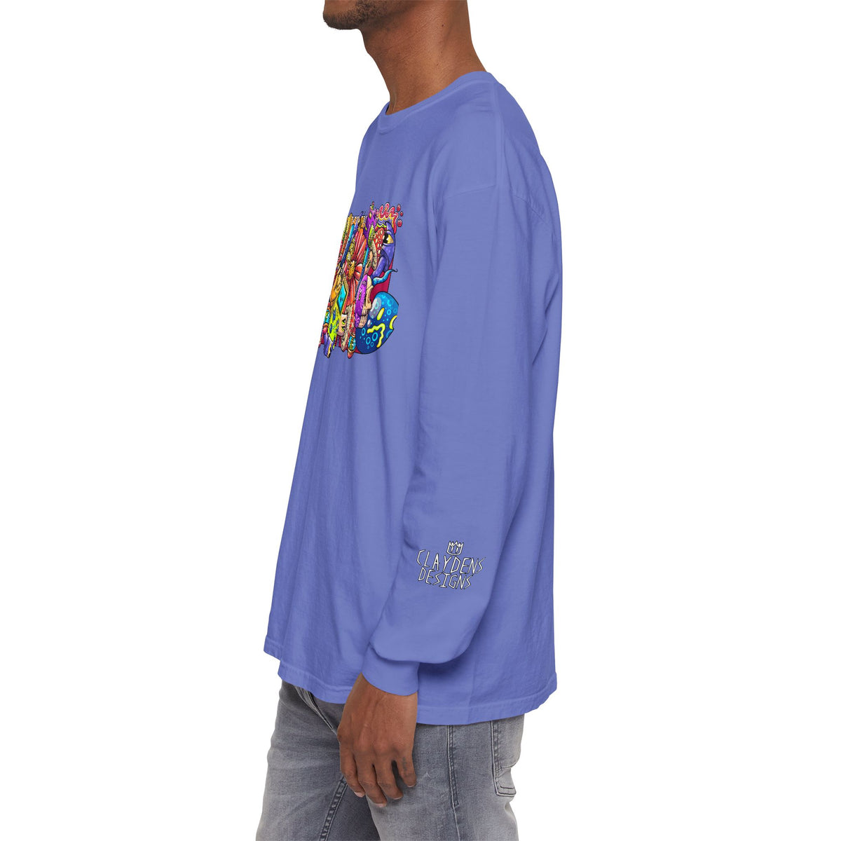 Unisex Garment-dyed Long Sleeve T-Shirt