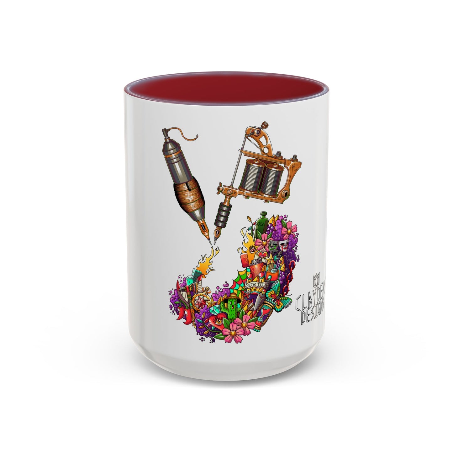 Accent Coffee Mug-Doodle Tattoo