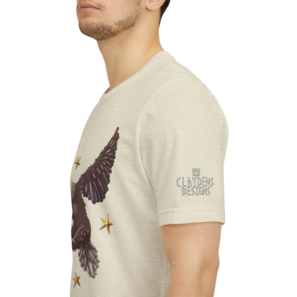 Unisex Jersey Short Sleeve Tee- Eagle