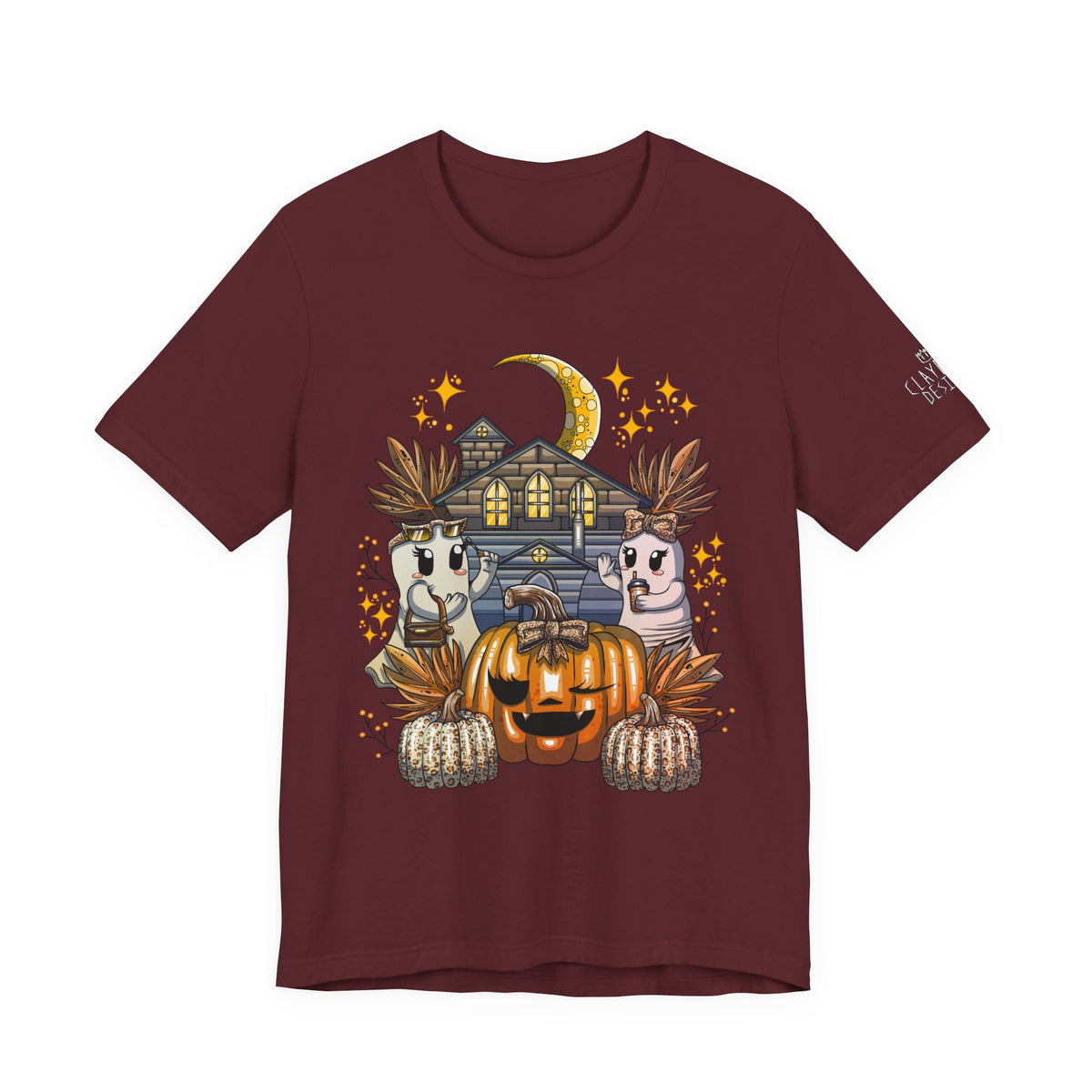Halloween Pumpkin Unisex Jersey Short Sleeve Tee