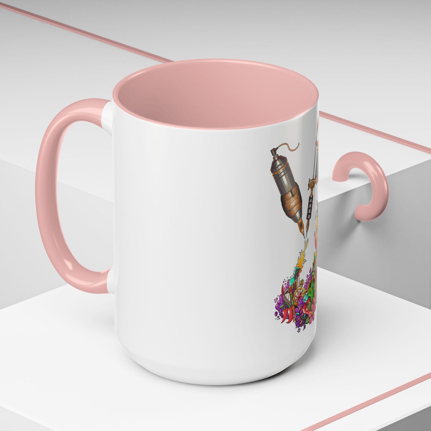Accent Coffee Mug-Doodle Tattoo