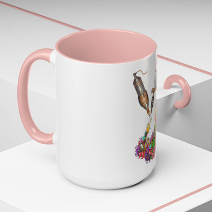 Accent Coffee Mug-Doodle Tattoo