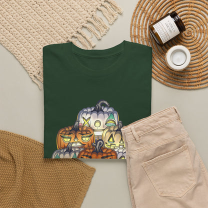 Halloween Pumpkin Unisex Heavy Cotton Tee