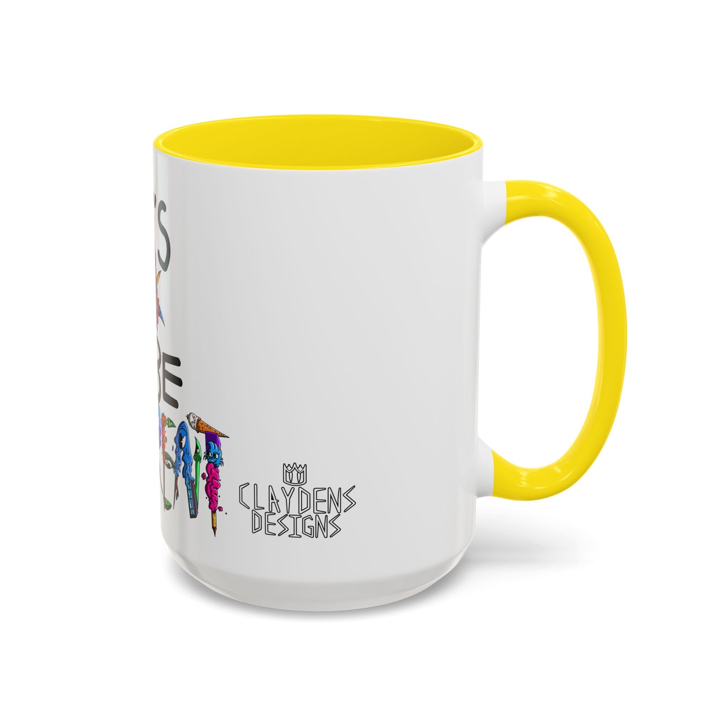 Accent Coffee Mug-Doodle It's OK to be Different