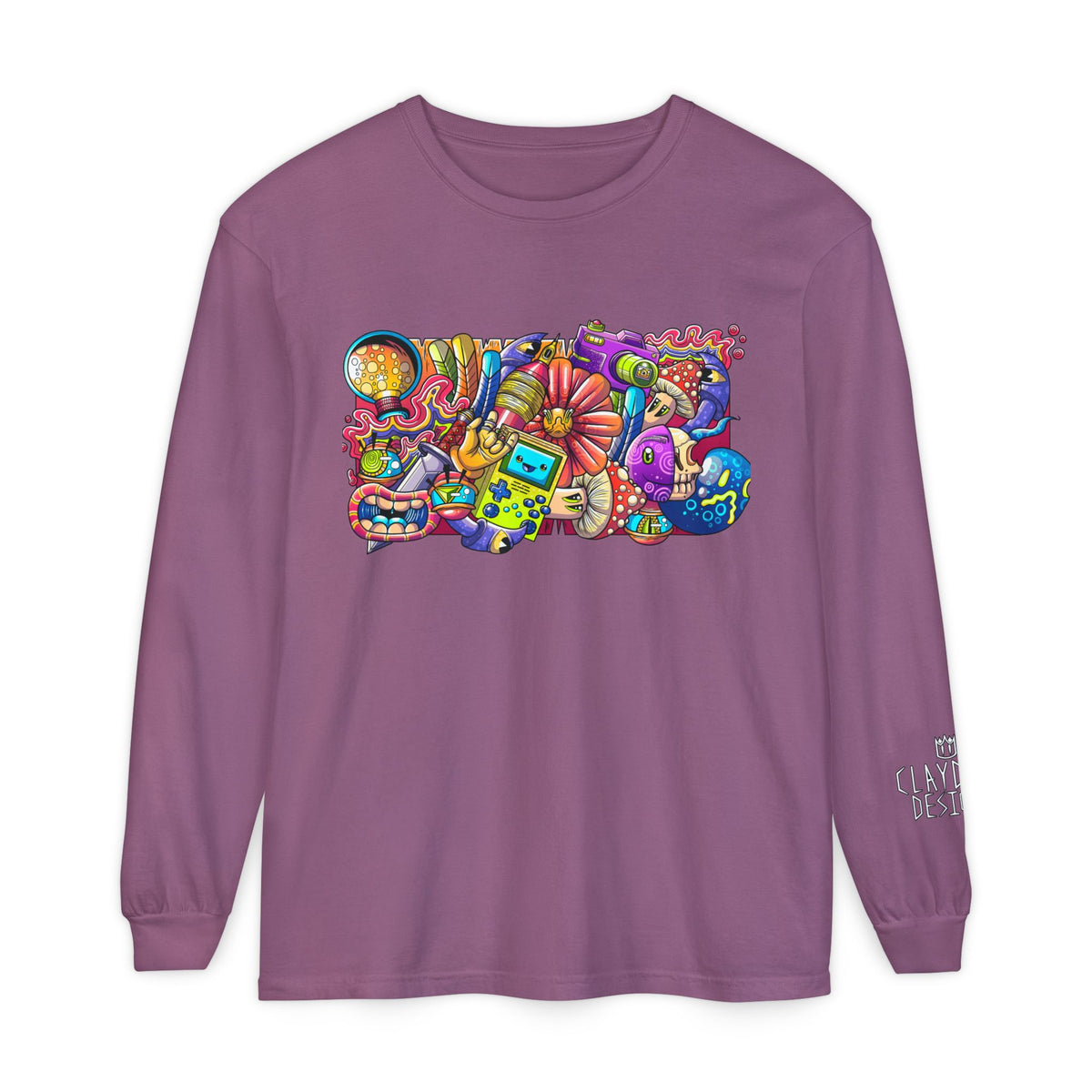 Unisex Garment-dyed Long Sleeve T-Shirt