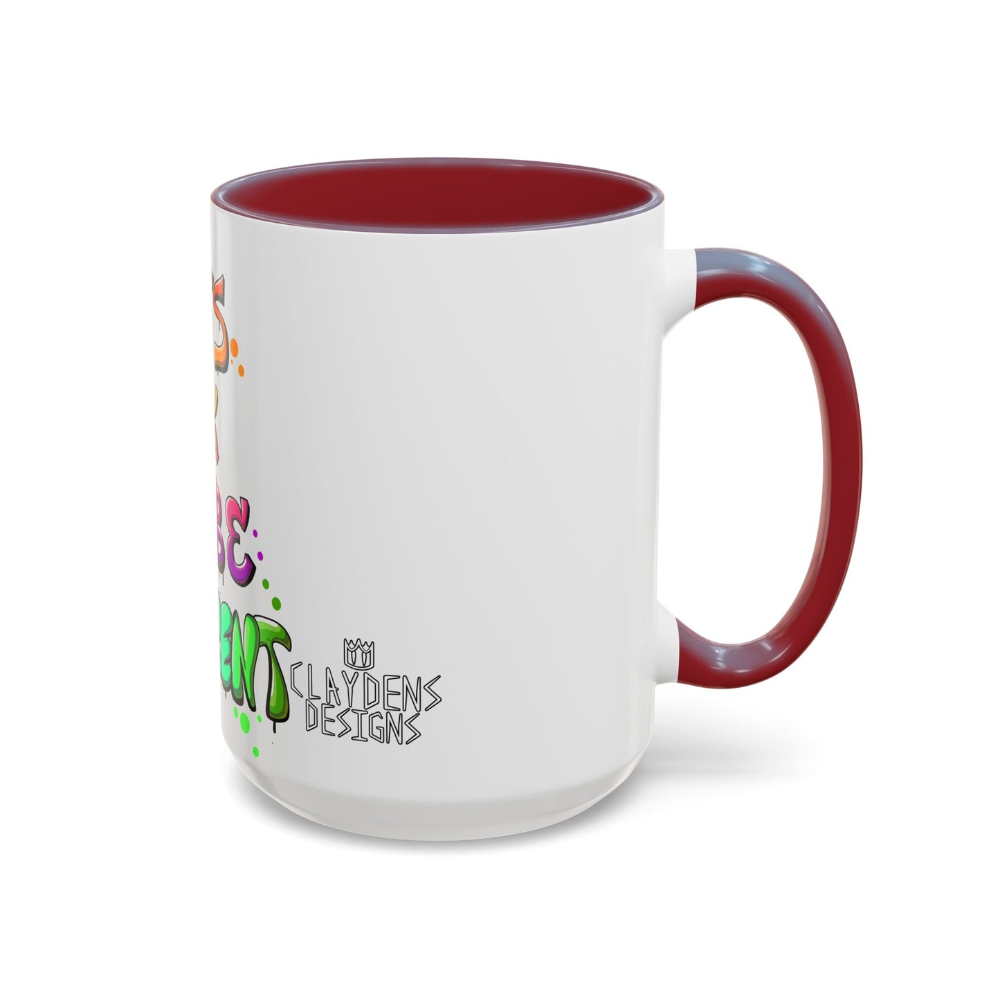 Accent Coffee Mug-Doodle It's OK
