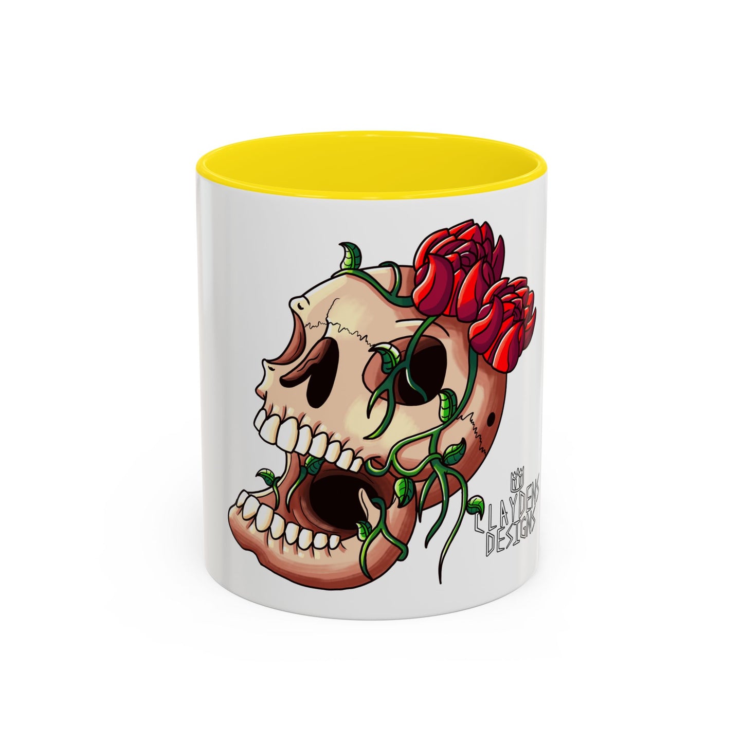 Accent Coffee Mug-Skull design