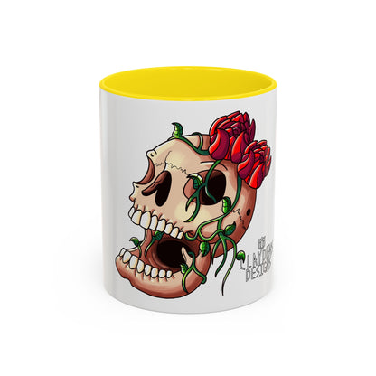 Accent Coffee Mug-Skull design