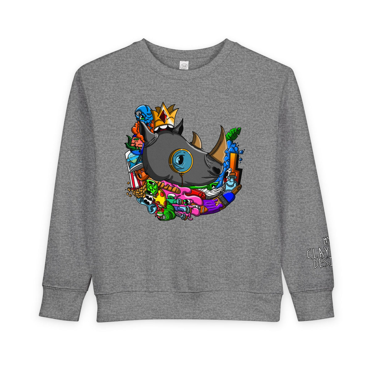 Toddler Sweatshirt-Rhino