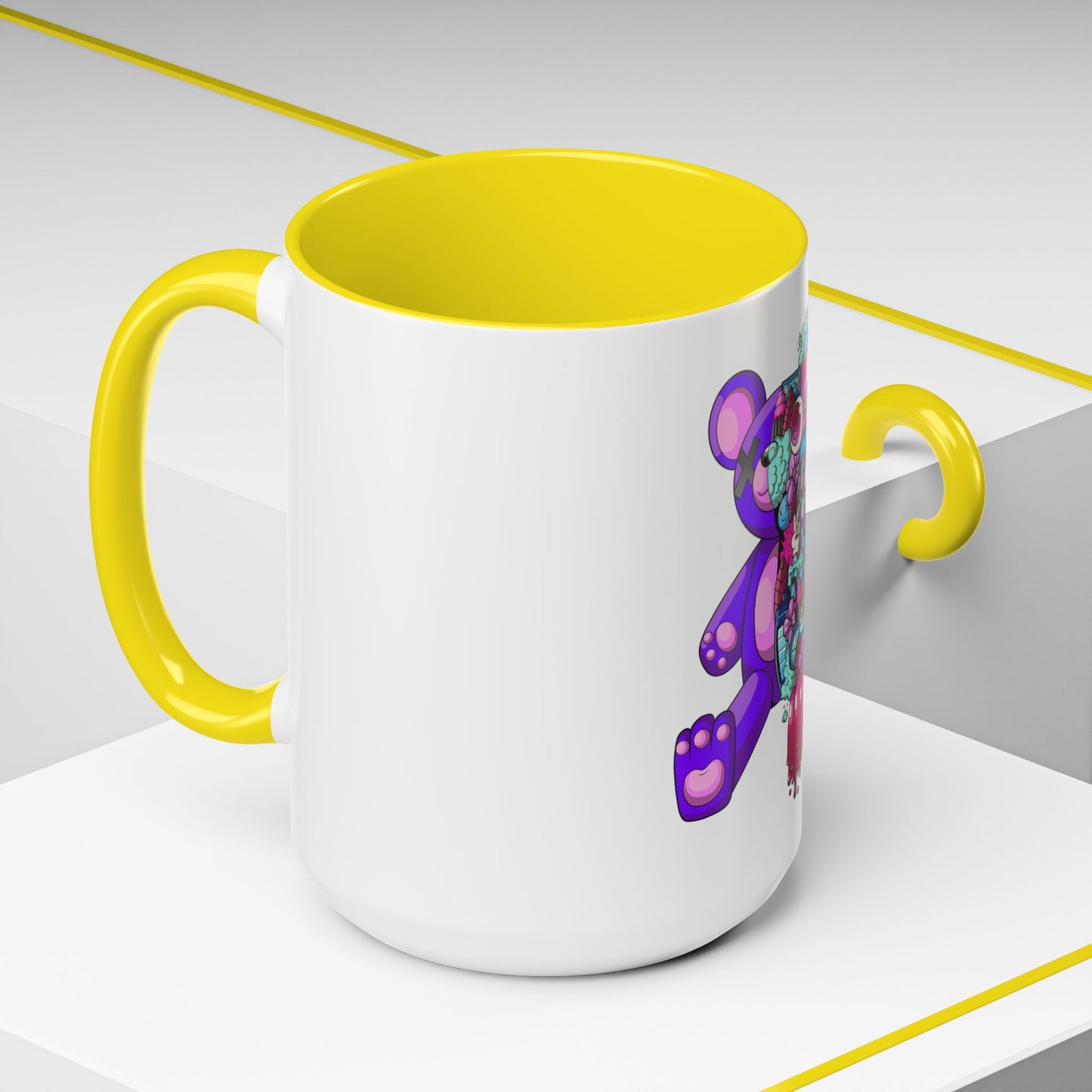 Accent Coffee Mug-Doodle Teddy