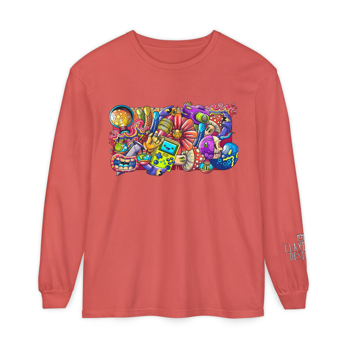Unisex Garment-dyed Long Sleeve T-Shirt