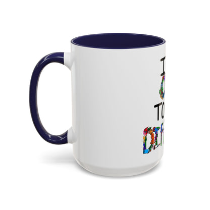 Accent Coffee Mug-Doodle It's OK to be Different