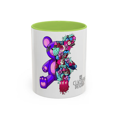 Accent Coffee Mug-Doodle Teddy