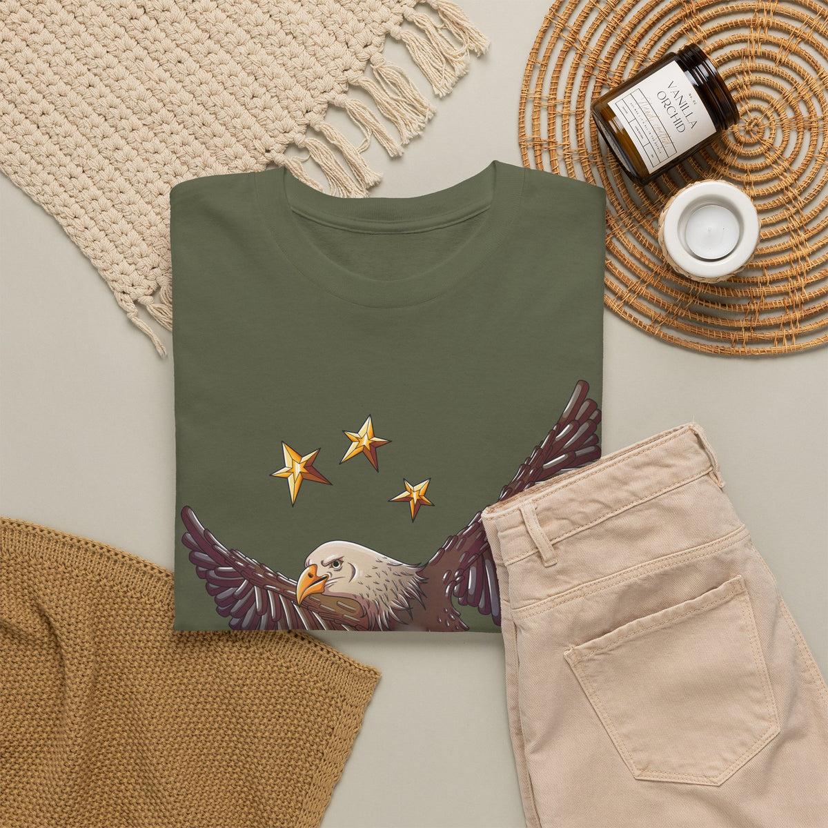 Adult Eagle Unisex Heavy Cotton Tee