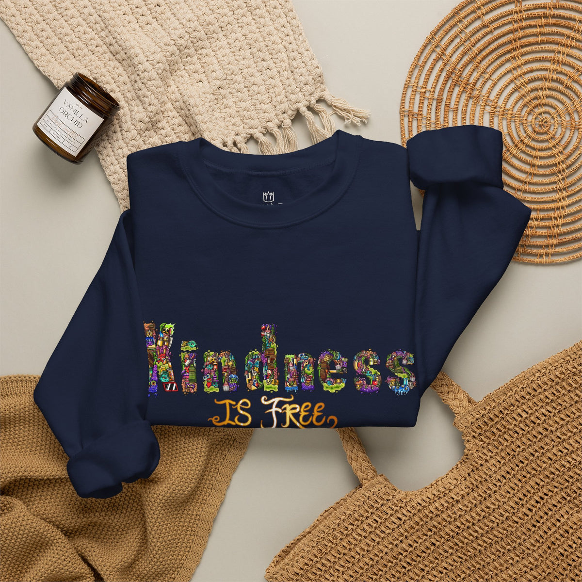 Kindness Is Free Unisex Heavy Blend™ Crewneck Sweatshirt