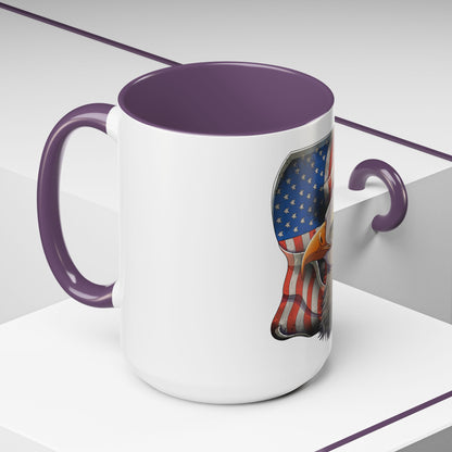 Accent Coffee Mug-American Flag